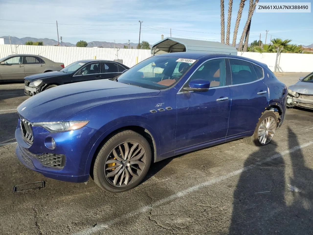 2022 Maserati Levante Base VIN: ZN661XUA7NX388490 Lot: 79674684