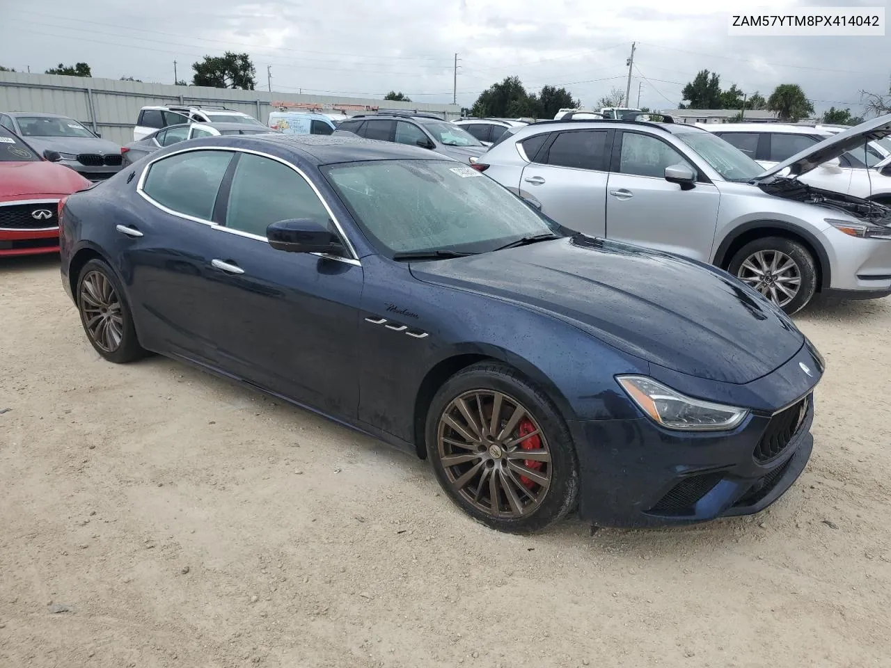 2023 Maserati Ghibli Modena VIN: ZAM57YTM8PX414042 Lot: 74339514