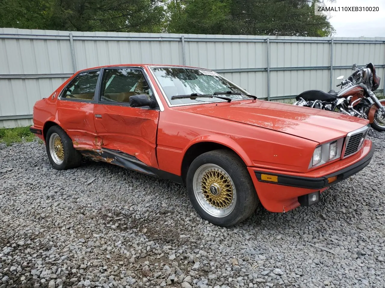 1984 Maserati Biturbo VIN: ZAMAL110XEB310020 Lot: 69743024