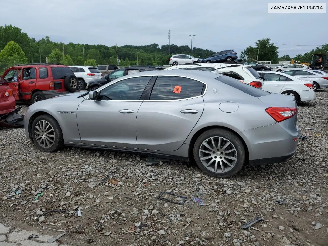 2014 Maserati Ghibli VIN: ZAM57XSA7E1094214 Lot: 57093924