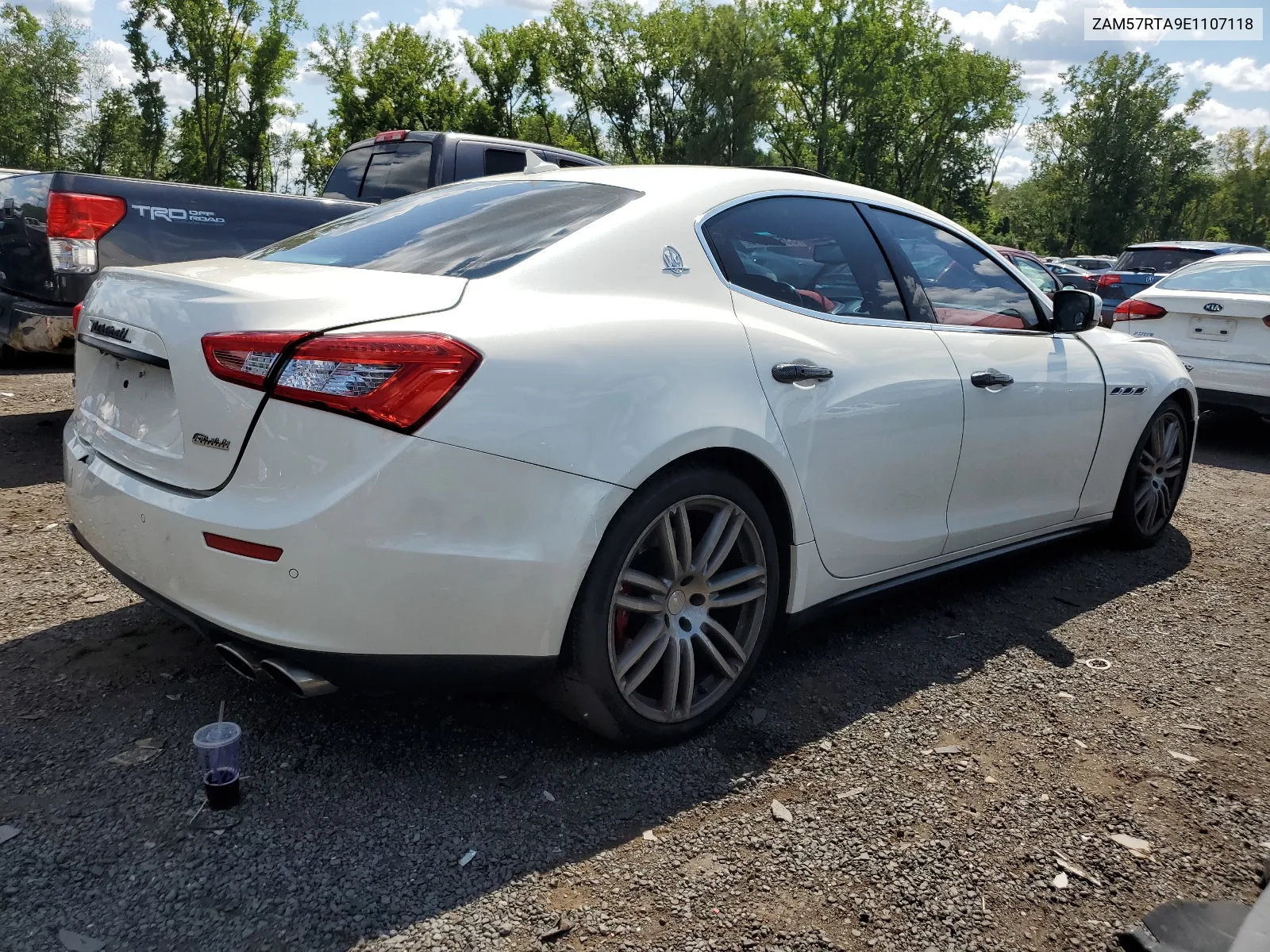 2014 Maserati Ghibli S VIN: ZAM57RTA9E1107118 Lot: 63670634