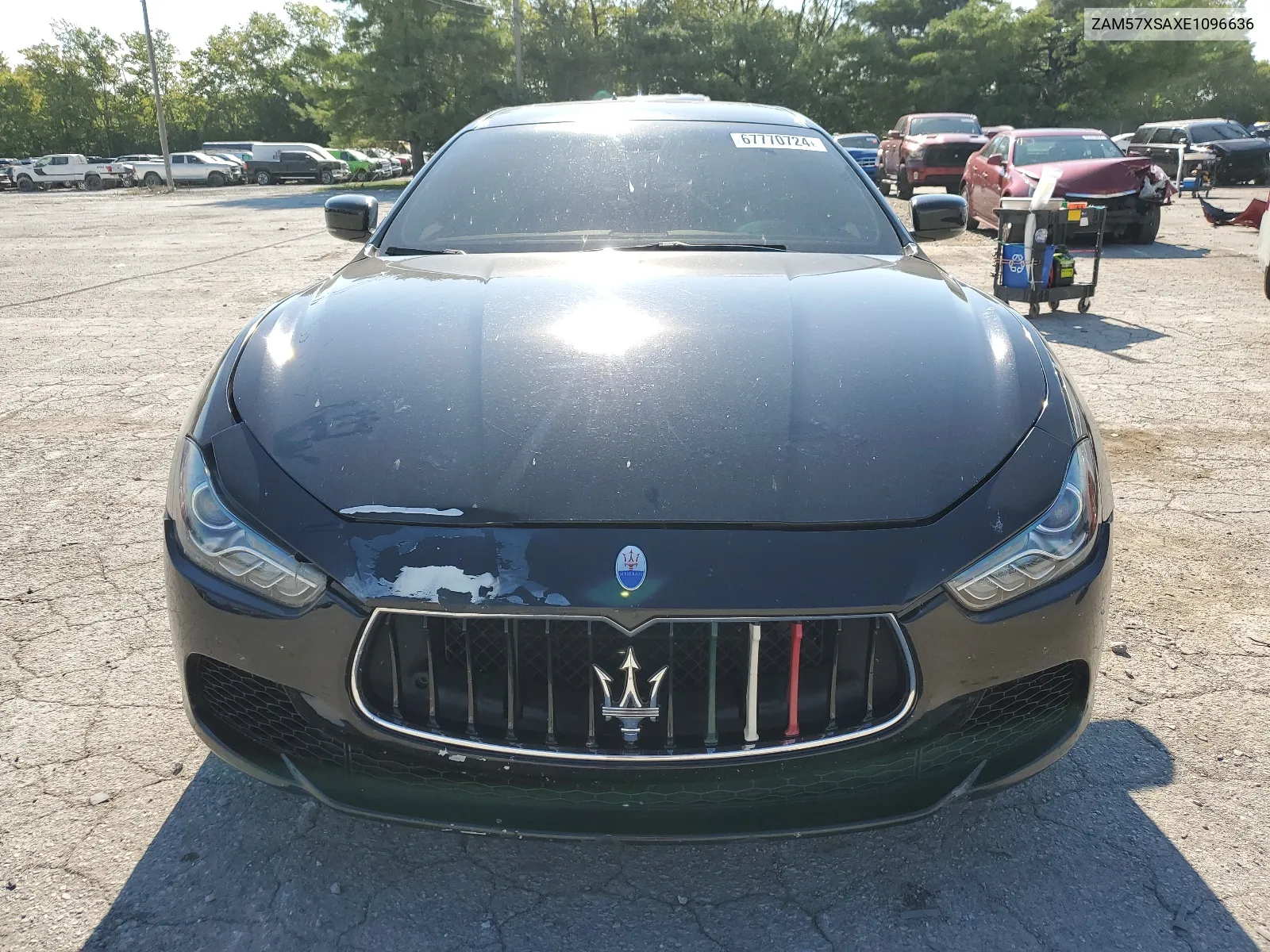 2014 Maserati Ghibli VIN: ZAM57XSAXE1096636 Lot: 67770724