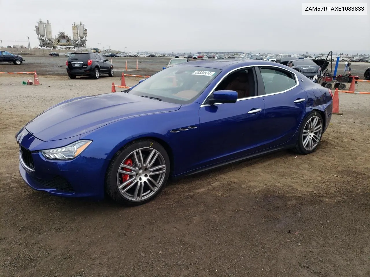 2014 Maserati Ghibli S VIN: ZAM57RTAXE1083833 Lot: 69338974