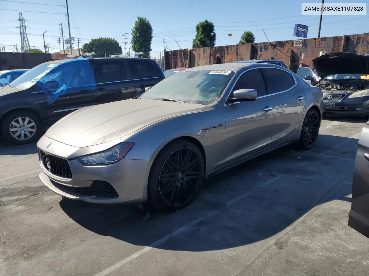 2014 Maserati Ghibli VIN: ZAM57XSAXE1107828 Lot: 69504284