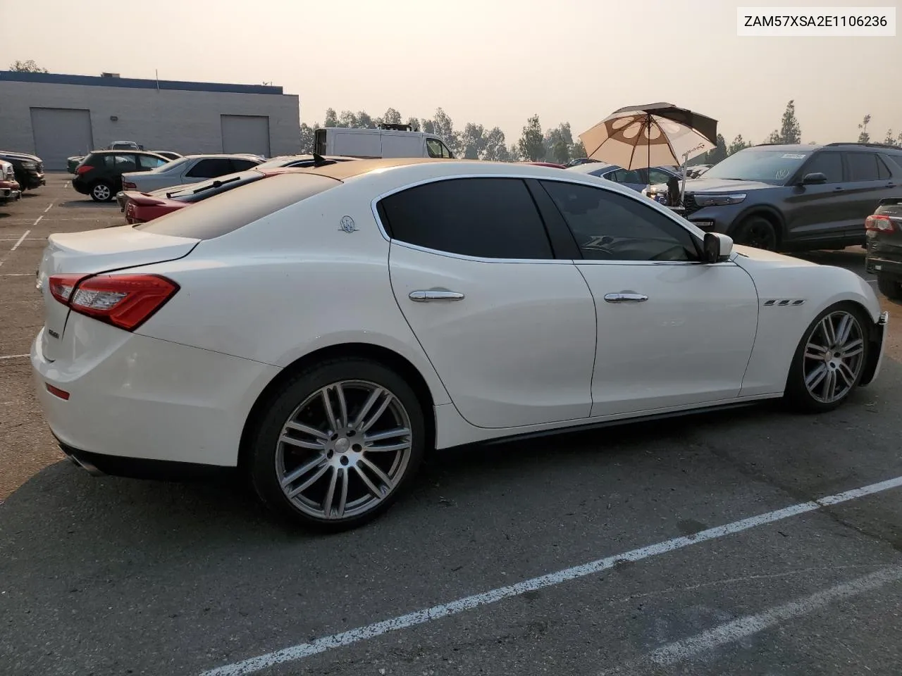 2014 Maserati Ghibli VIN: ZAM57XSA2E1106236 Lot: 70701784