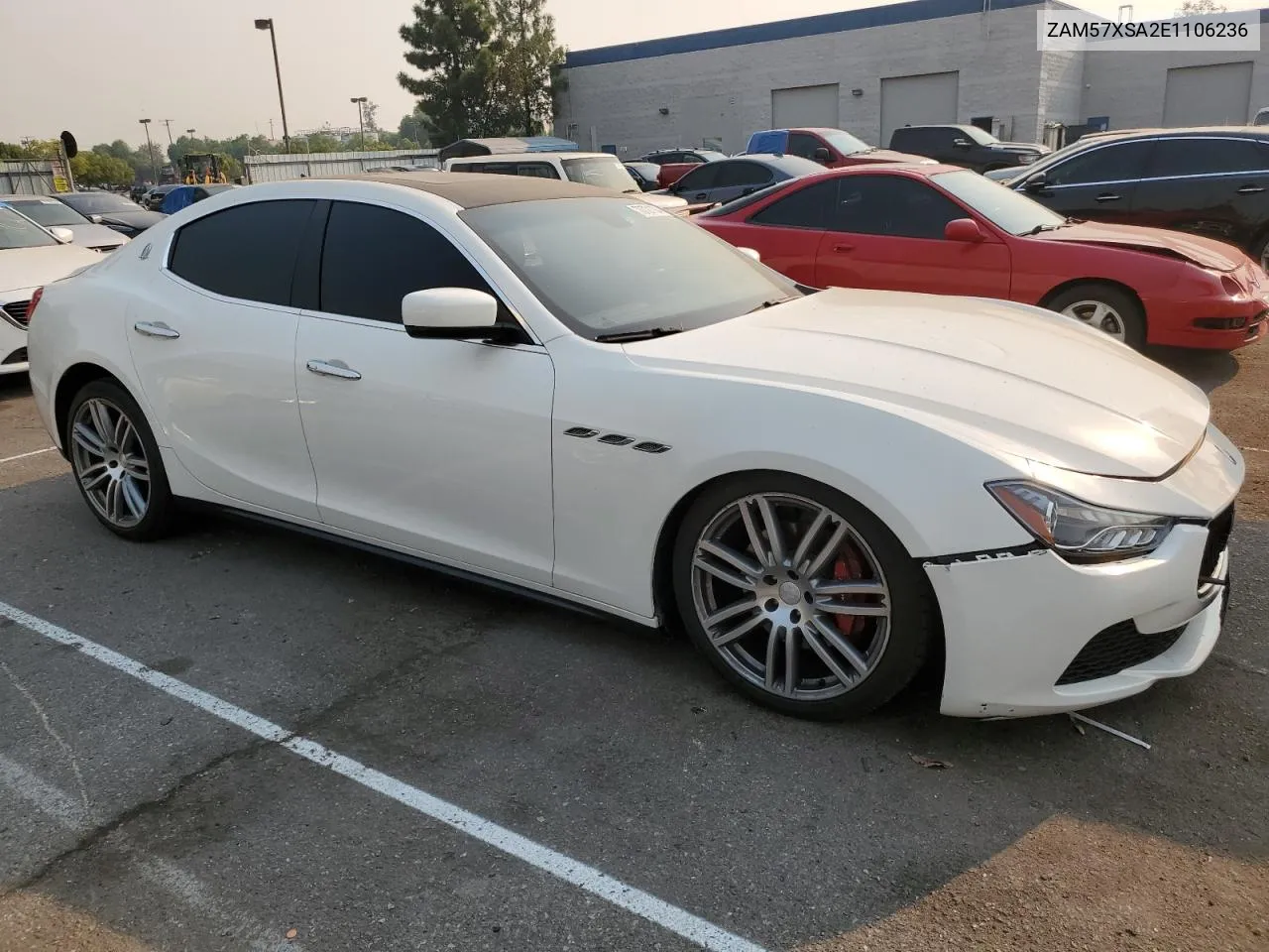 2014 Maserati Ghibli VIN: ZAM57XSA2E1106236 Lot: 70701784