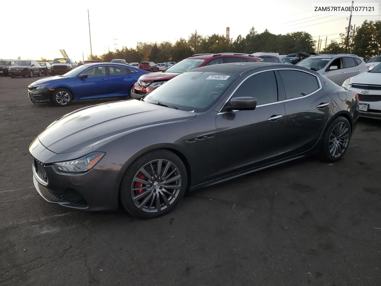 2014 Maserati Ghibli S VIN: ZAM57RTA0E1077121 Lot: 73145074