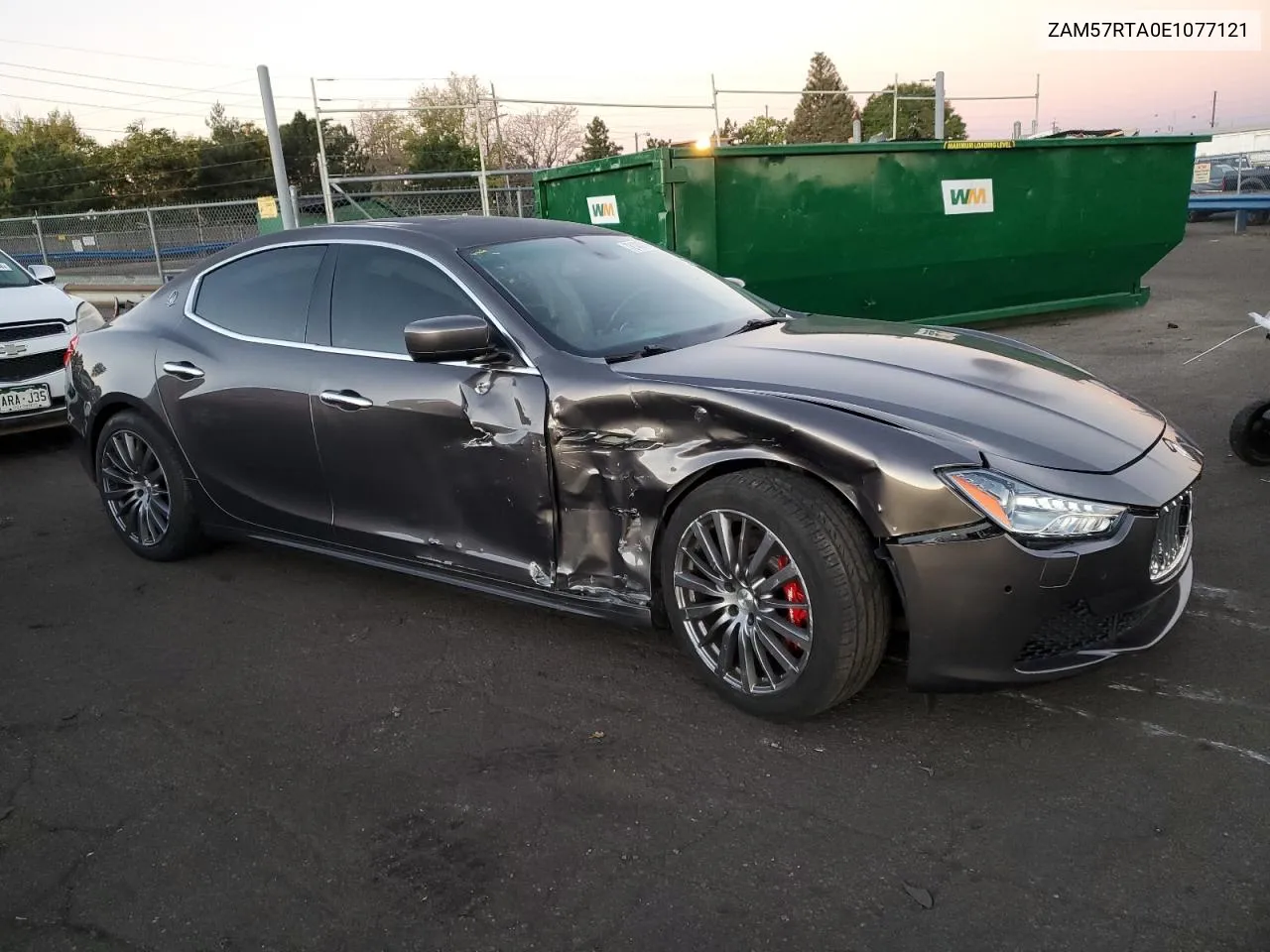 2014 Maserati Ghibli S VIN: ZAM57RTA0E1077121 Lot: 73145074