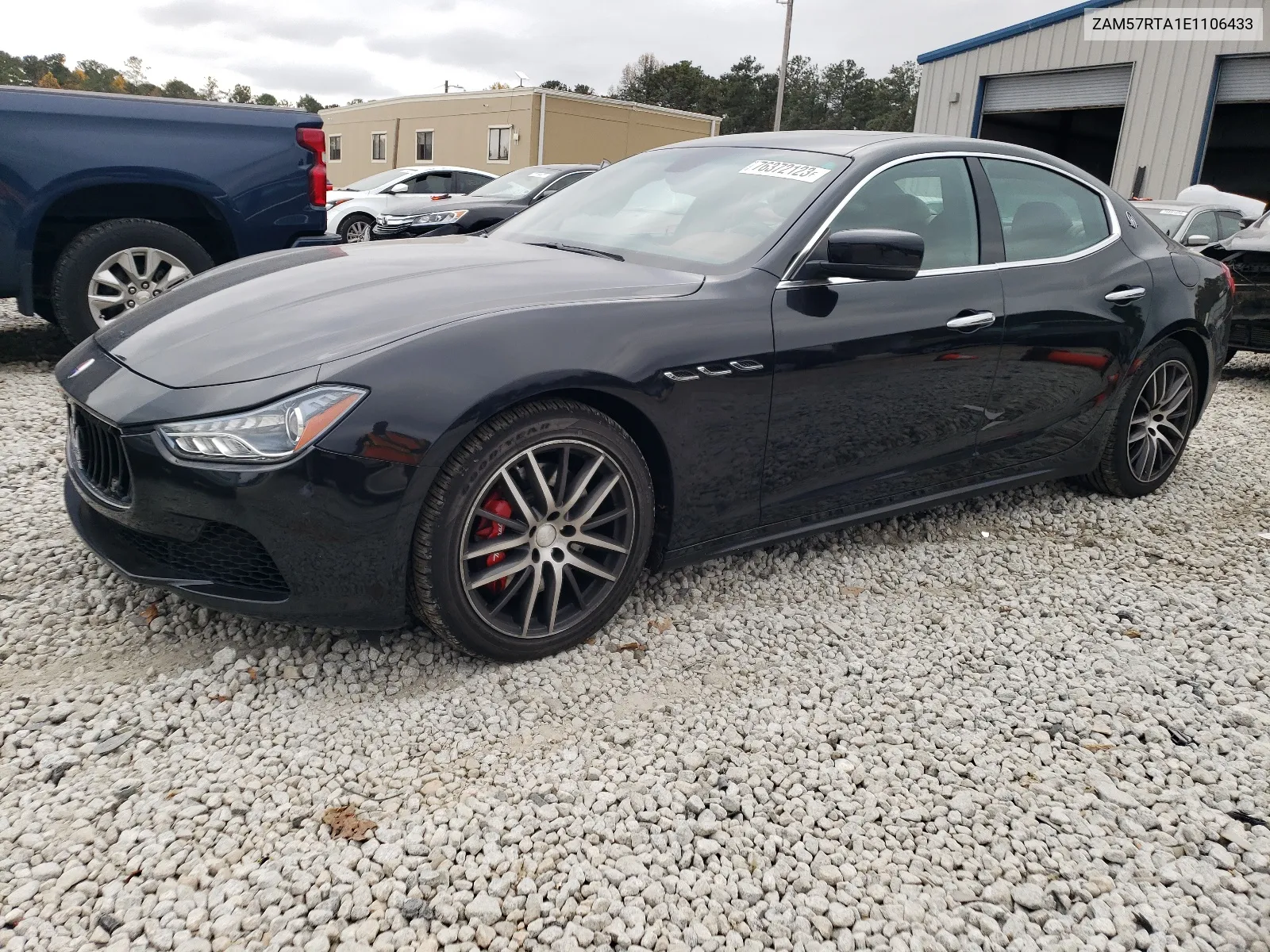 2014 Maserati Ghibli S VIN: ZAM57RTA1E1106433 Lot: 76372123