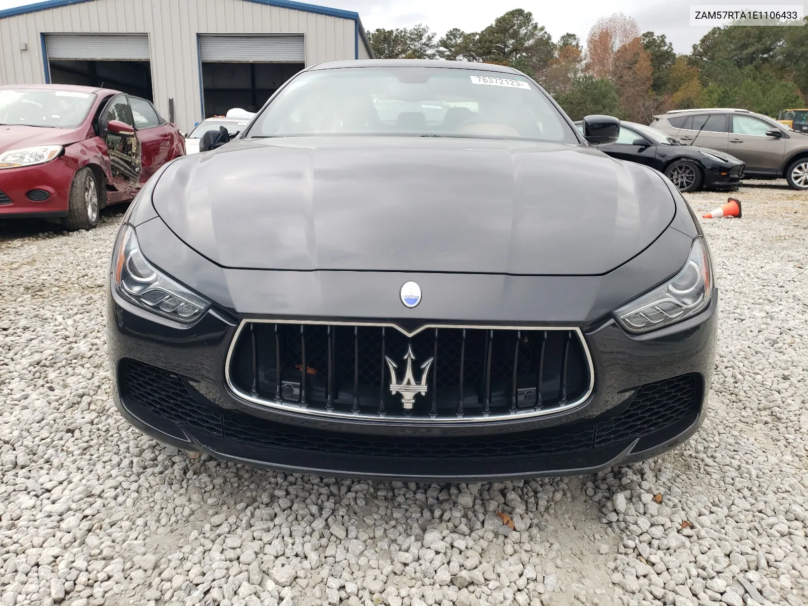 2014 Maserati Ghibli S VIN: ZAM57RTA1E1106433 Lot: 76372123