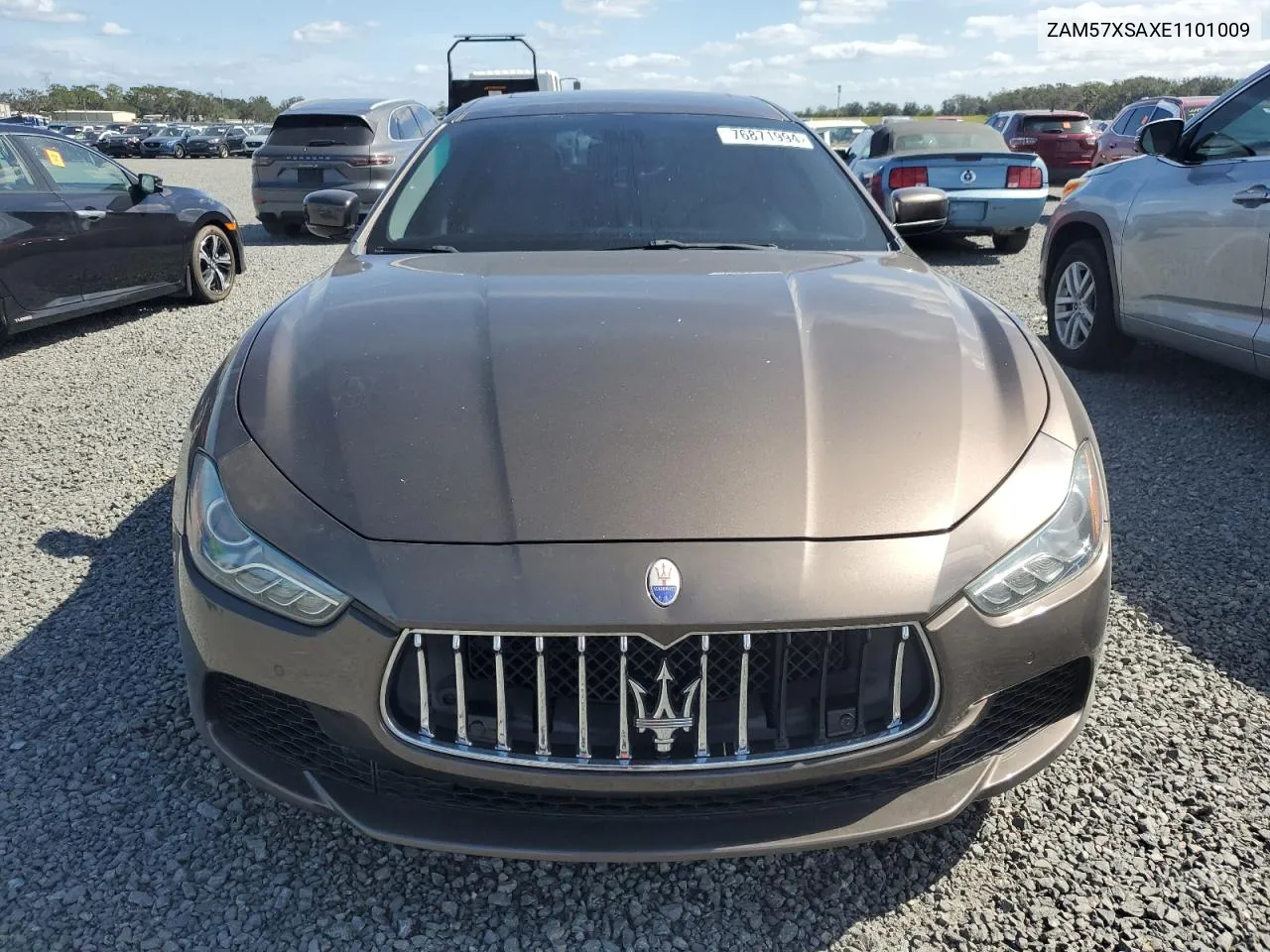 2014 Maserati Ghibli VIN: ZAM57XSAXE1101009 Lot: 76871994