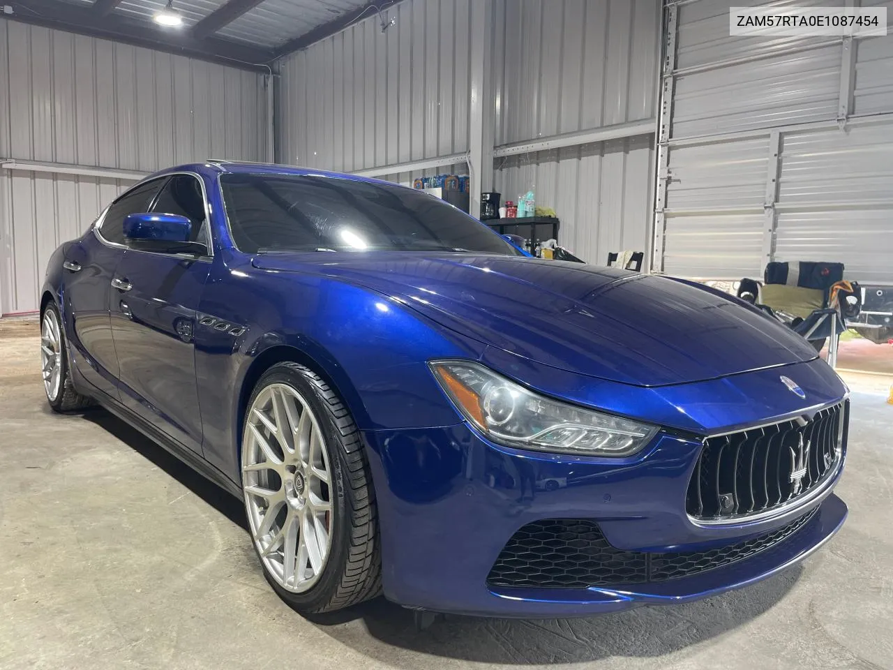 2014 Maserati Ghibli S VIN: ZAM57RTA0E1087454 Lot: 77206104