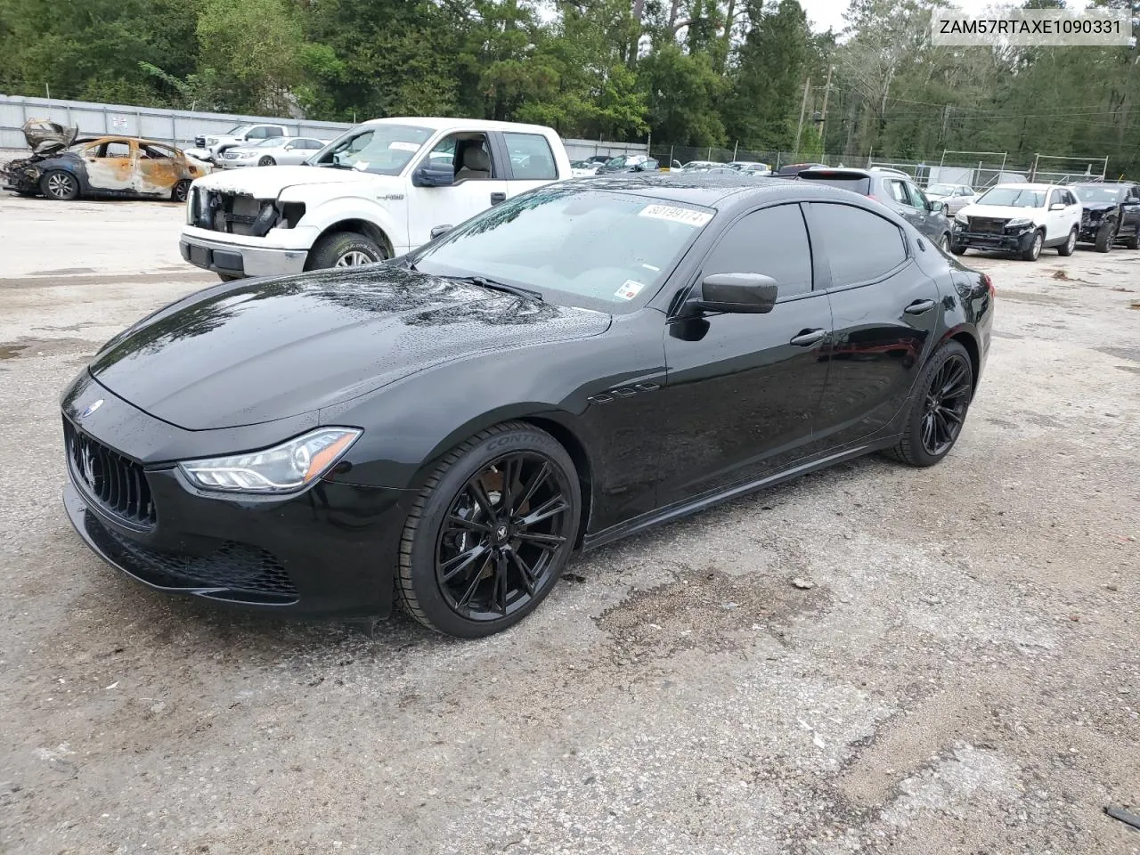 2014 Maserati Ghibli S VIN: ZAM57RTAXE1090331 Lot: 80199174