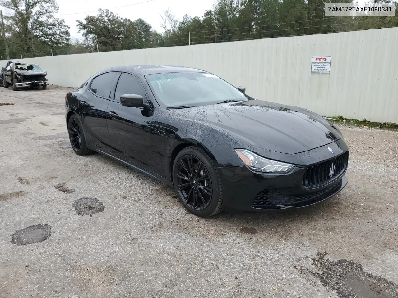 2014 Maserati Ghibli S VIN: ZAM57RTAXE1090331 Lot: 80199174