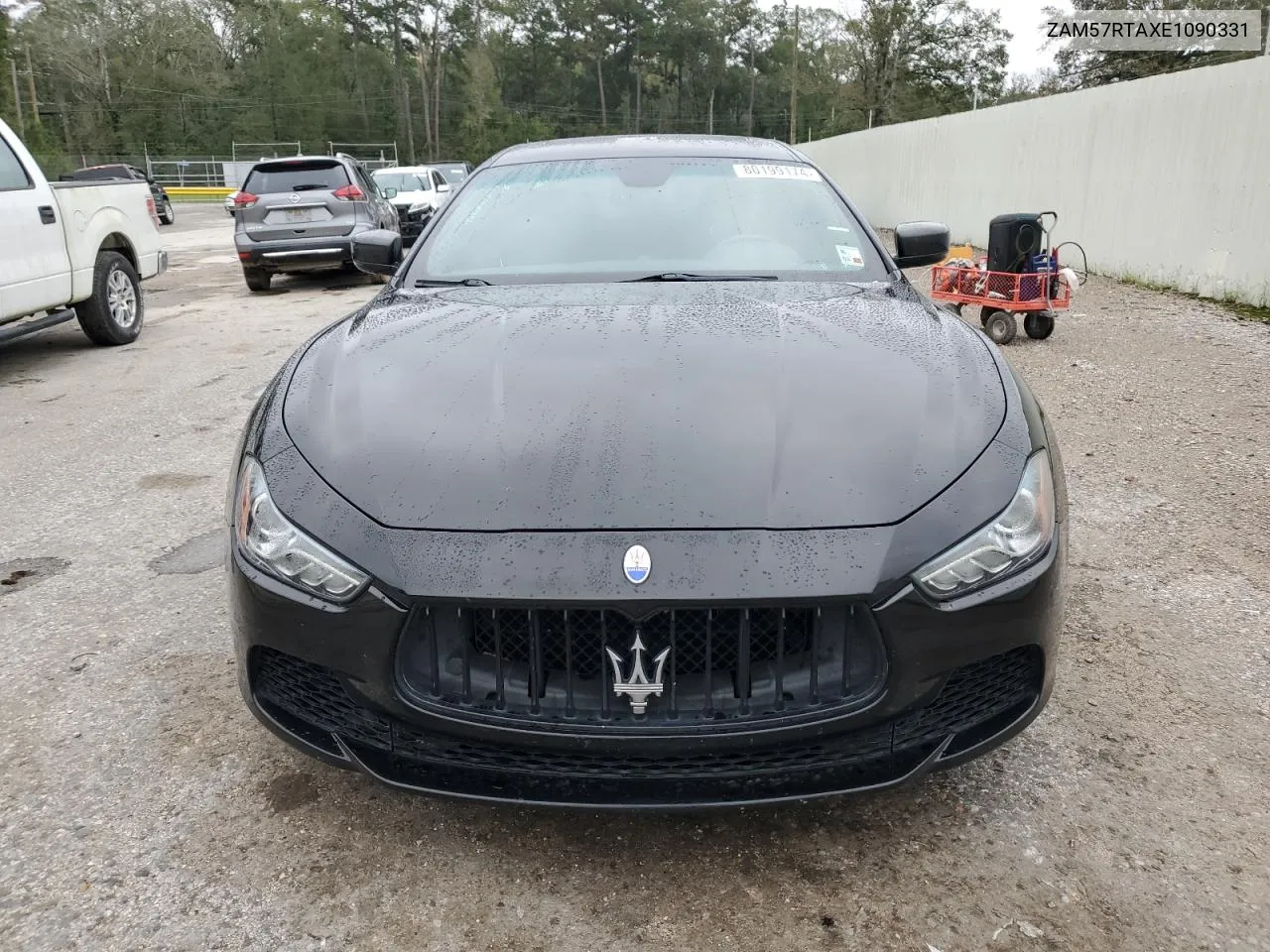 2014 Maserati Ghibli S VIN: ZAM57RTAXE1090331 Lot: 80199174