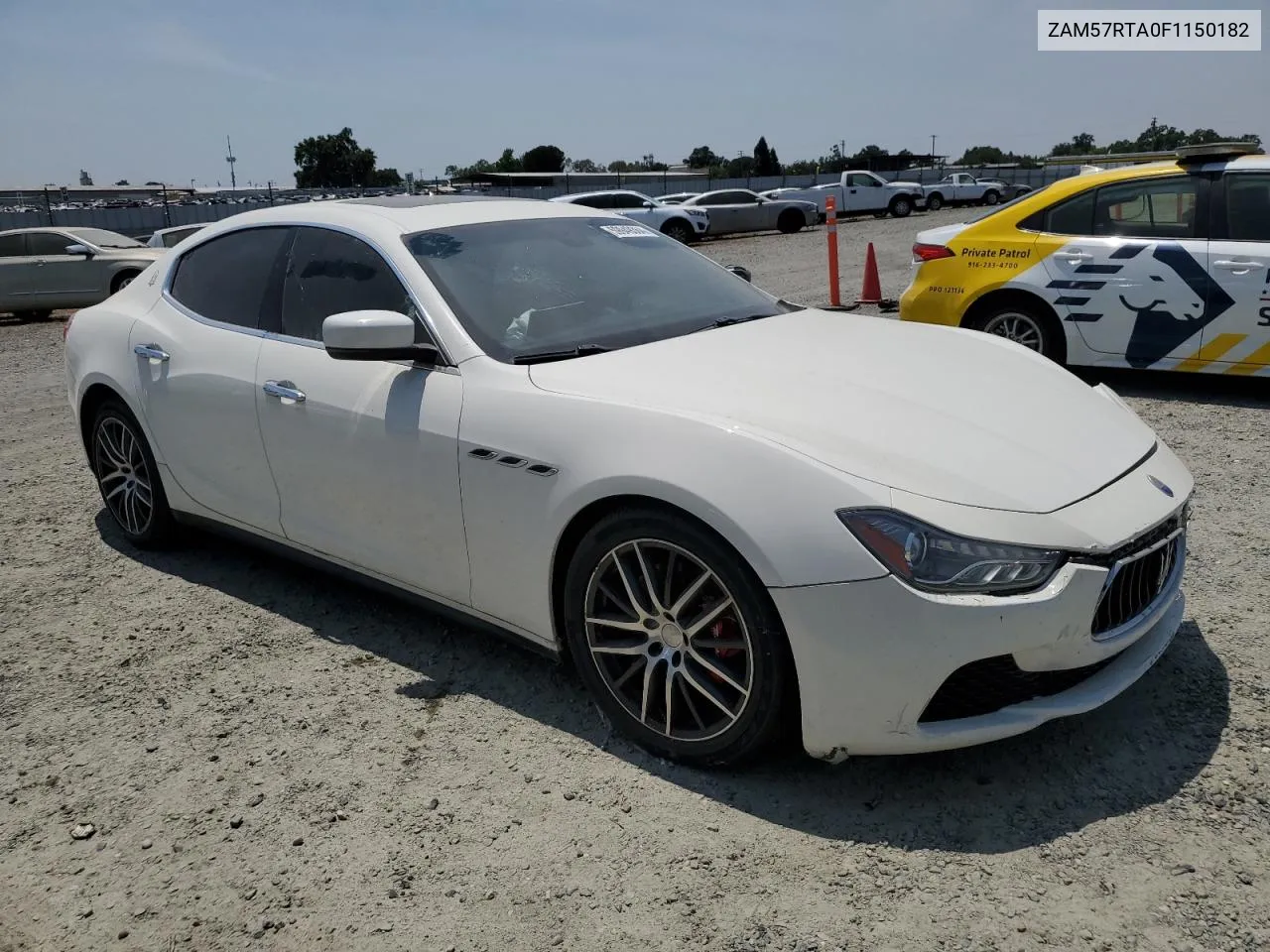 2015 Maserati Ghibli S VIN: ZAM57RTA0F1150182 Lot: 59949364