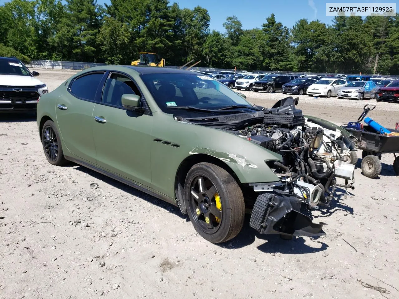 ZAM57RTA3F1129925 2015 Maserati Ghibli S