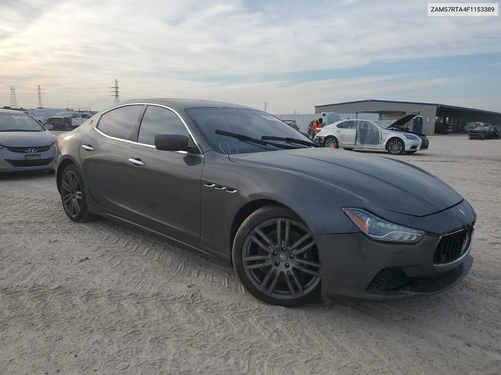 2015 Maserati Ghibli S VIN: ZAM57RTA4F1153389 Lot: 63846274