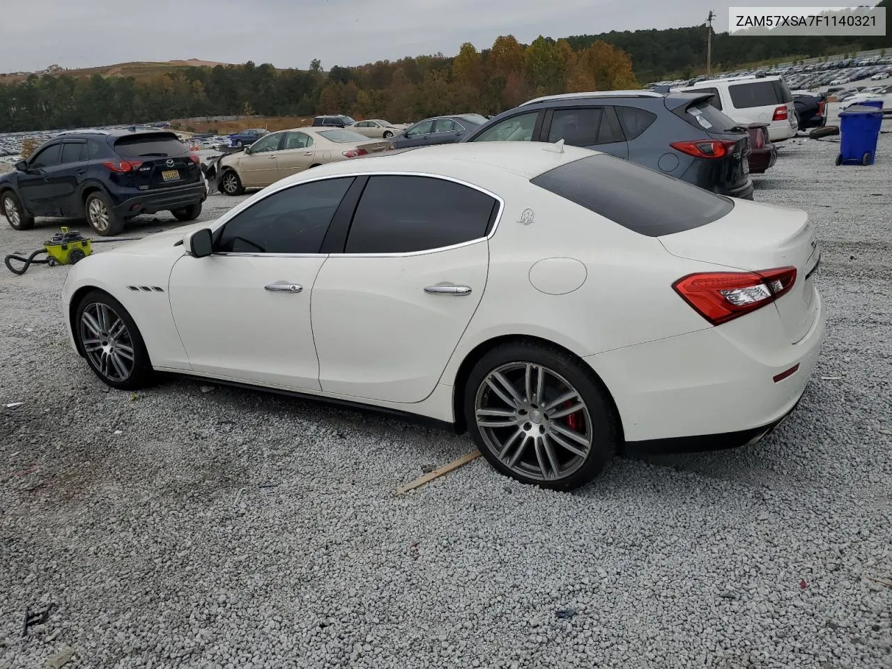 ZAM57XSA7F1140321 2015 Maserati Ghibli