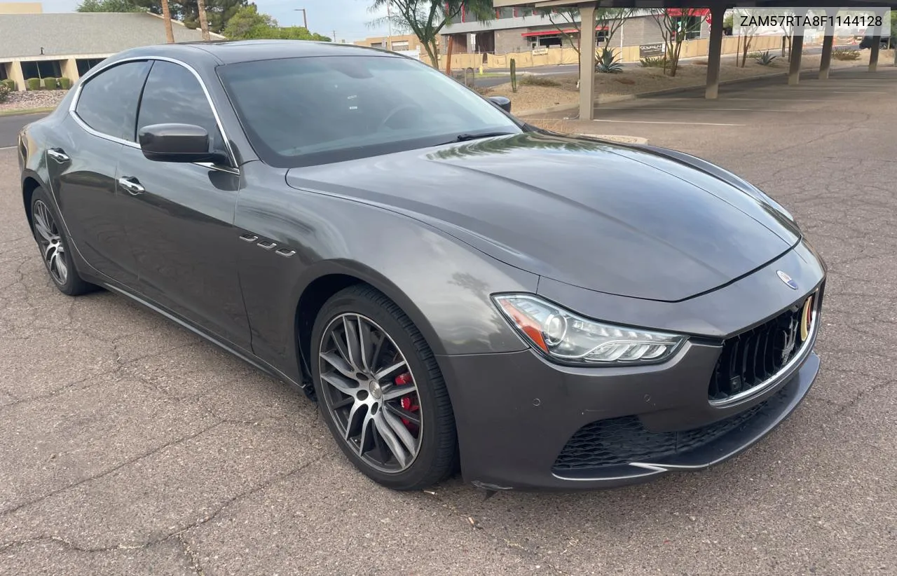 2015 Maserati Ghibli S VIN: ZAM57RTA8F1144128 Lot: 79351454