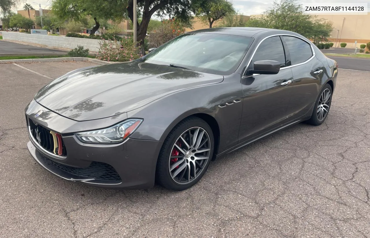 2015 Maserati Ghibli S VIN: ZAM57RTA8F1144128 Lot: 79351454