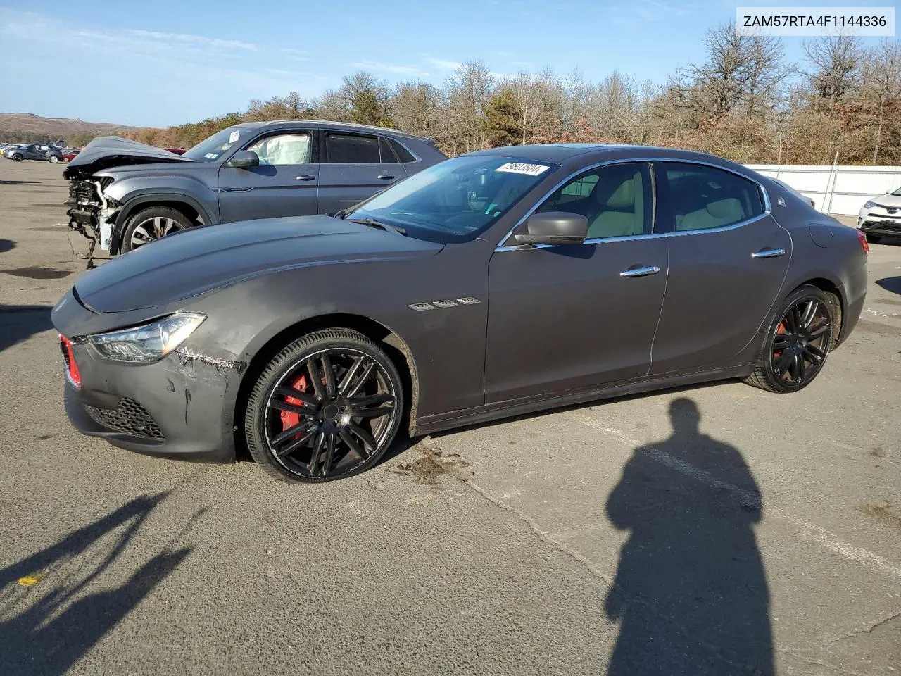 2015 Maserati Ghibli S VIN: ZAM57RTA4F1144336 Lot: 79803604