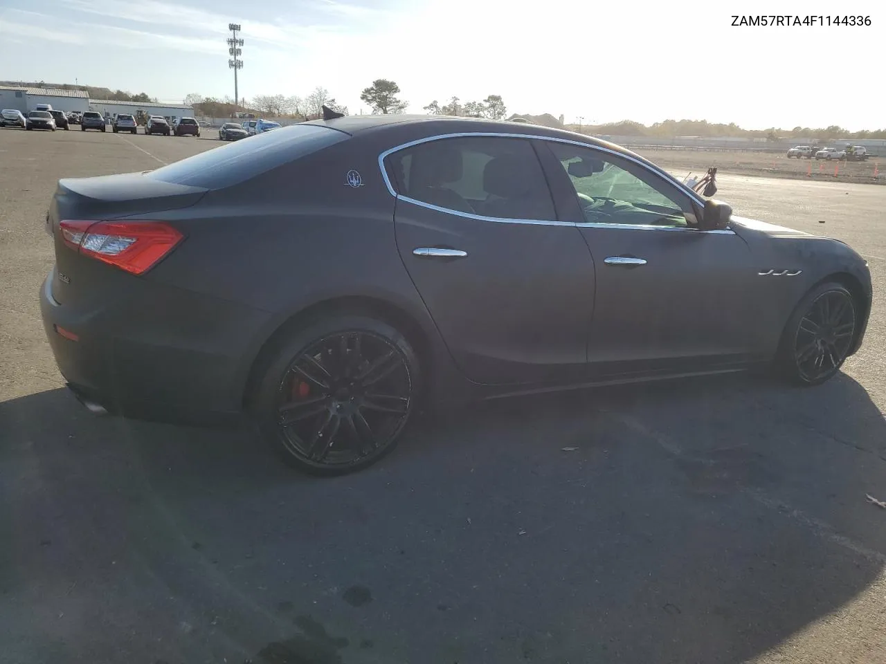 2015 Maserati Ghibli S VIN: ZAM57RTA4F1144336 Lot: 79803604