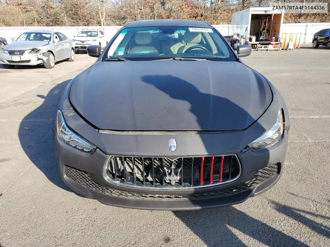 2015 Maserati Ghibli S VIN: ZAM57RTA4F1144336 Lot: 79803604