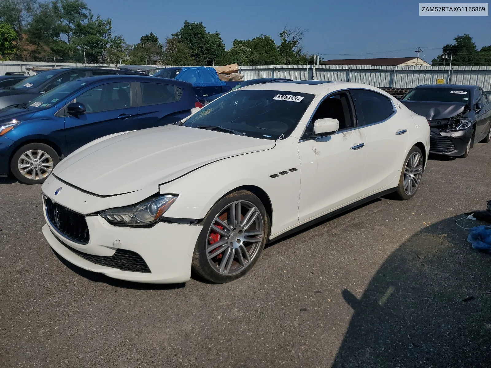 ZAM57RTAXG1165869 2016 Maserati Ghibli S