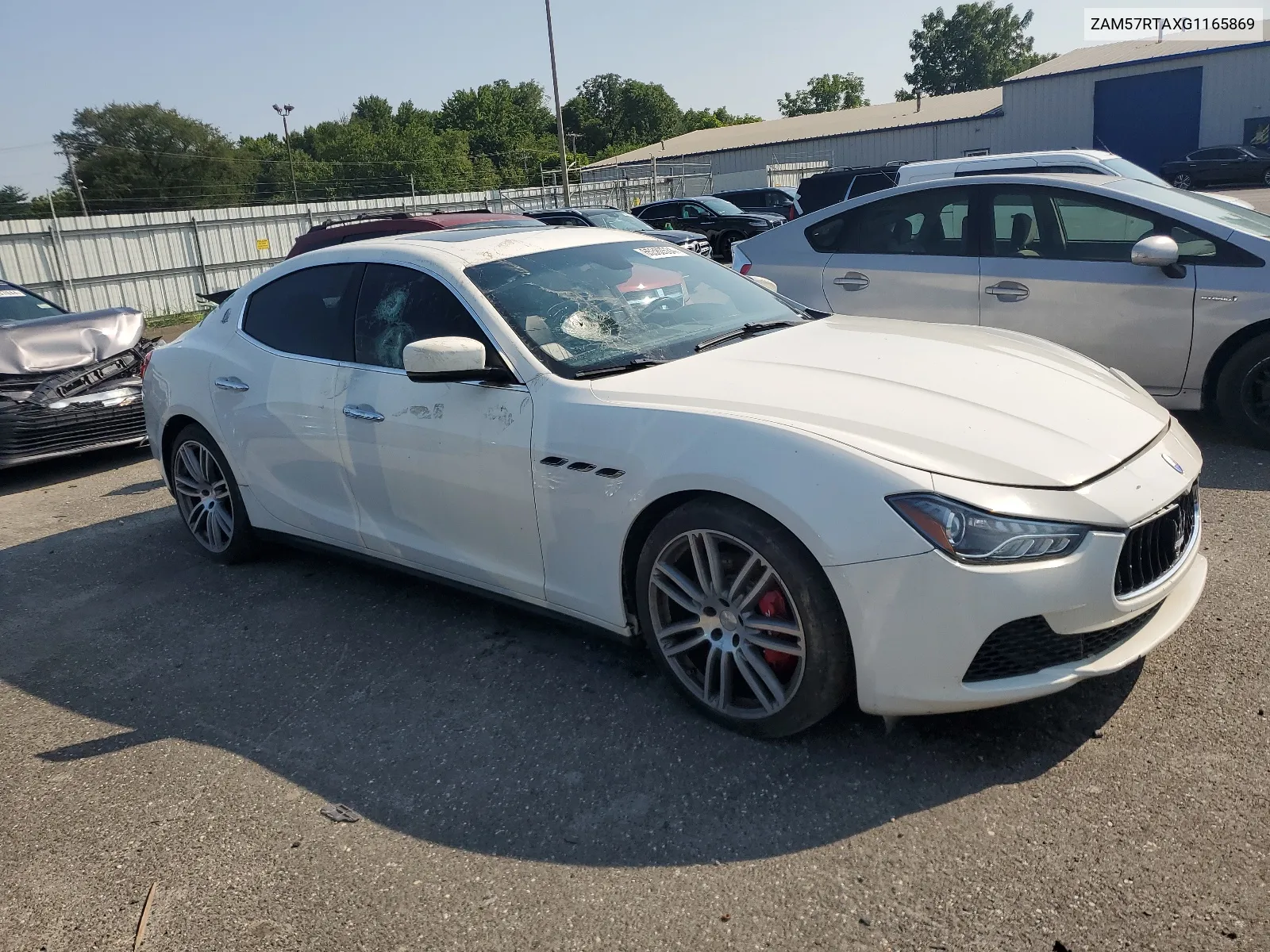 2016 Maserati Ghibli S VIN: ZAM57RTAXG1165869 Lot: 65380534