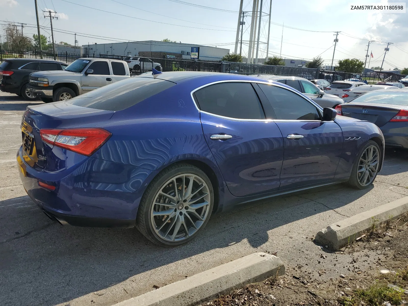 2016 Maserati Ghibli S VIN: ZAM57RTA3G1180598 Lot: 66188164