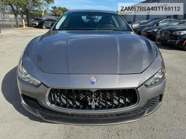 2016 Maserati Ghibli S VIN: ZAM57RSA4G1169112 Lot: 66540874