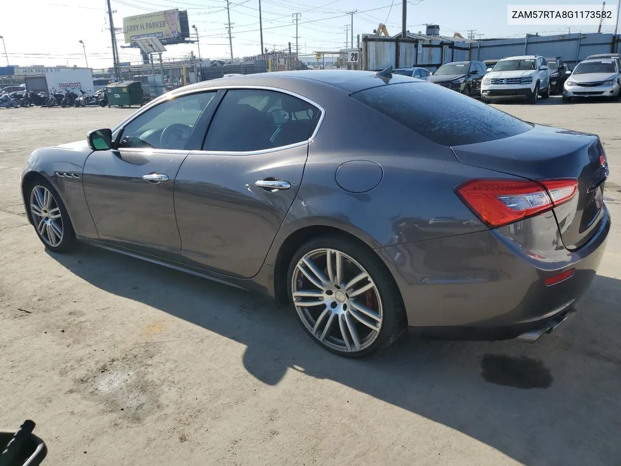 2016 Maserati Ghibli S VIN: ZAM57RTA8G1173582 Lot: 69345344