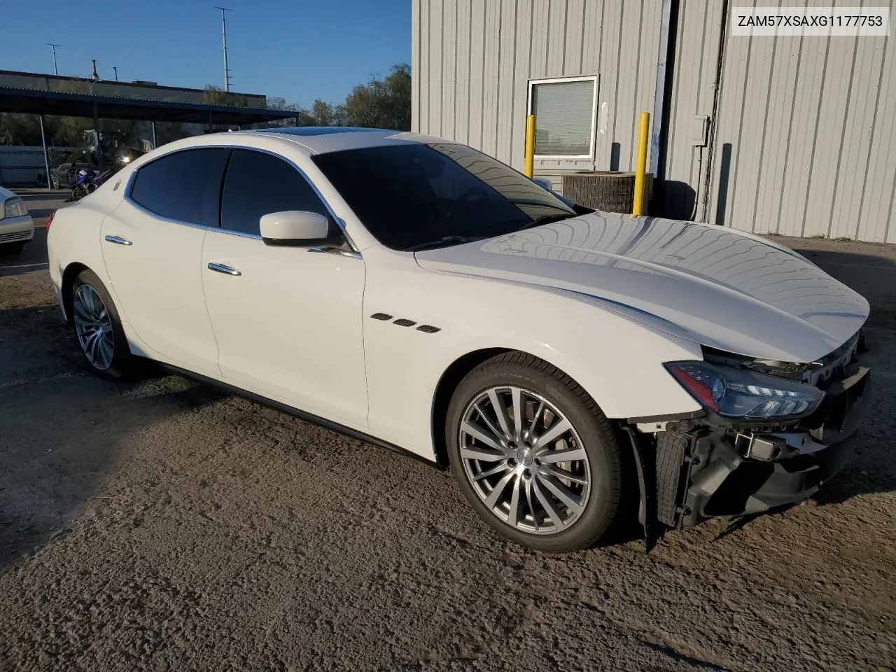 2016 Maserati Ghibli VIN: ZAM57XSAXG1177753 Lot: 74525484