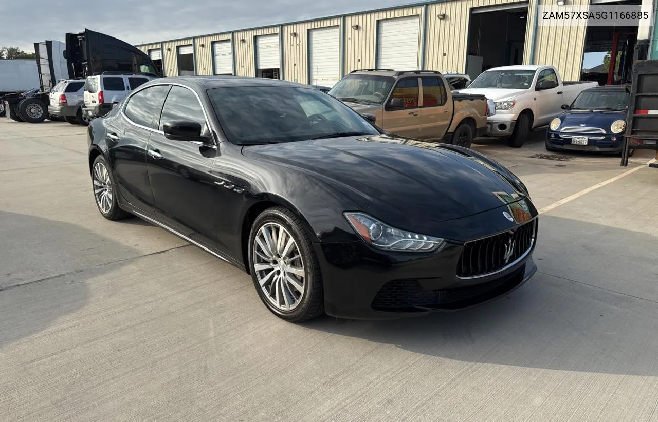 2016 Maserati Ghibli VIN: ZAM57XSA5G1166885 Lot: 79968384