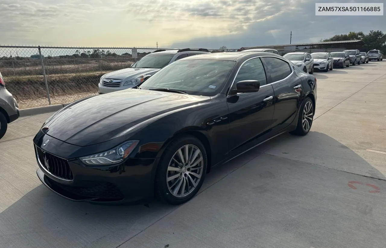 2016 Maserati Ghibli VIN: ZAM57XSA5G1166885 Lot: 79968384