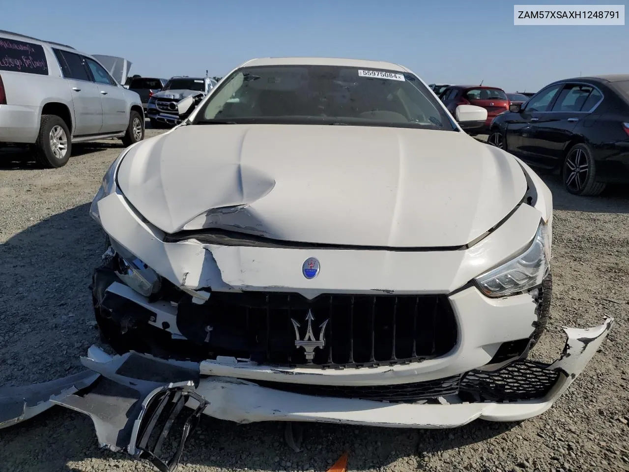 ZAM57XSAXH1248791 2017 Maserati Ghibli