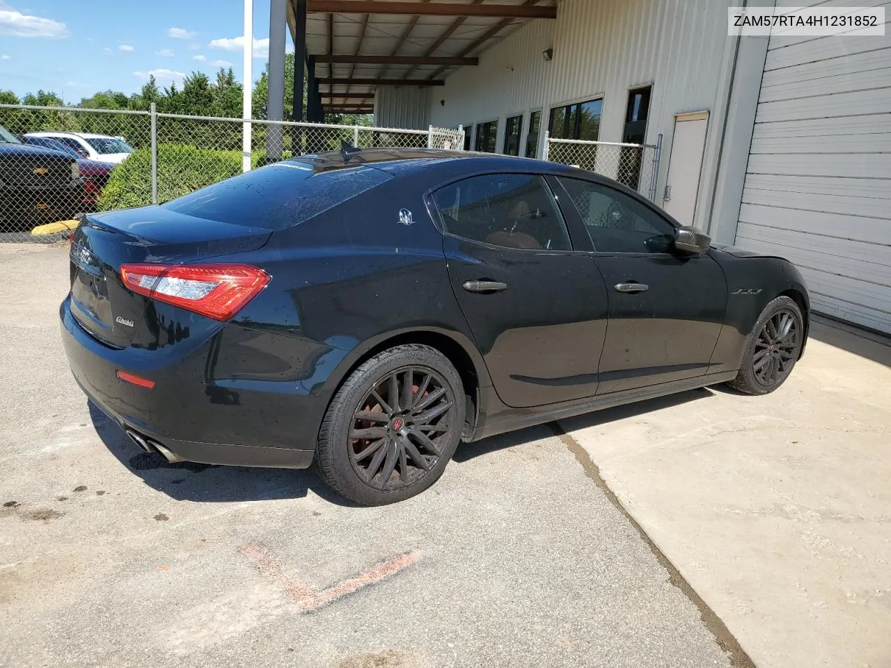 2017 Maserati Ghibli S VIN: ZAM57RTA4H1231852 Lot: 58280184