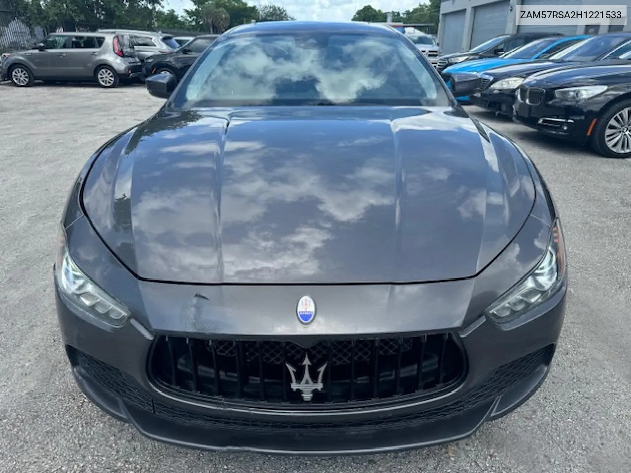 2017 Maserati Ghibli S VIN: ZAM57RSA2H1221533 Lot: 61554484