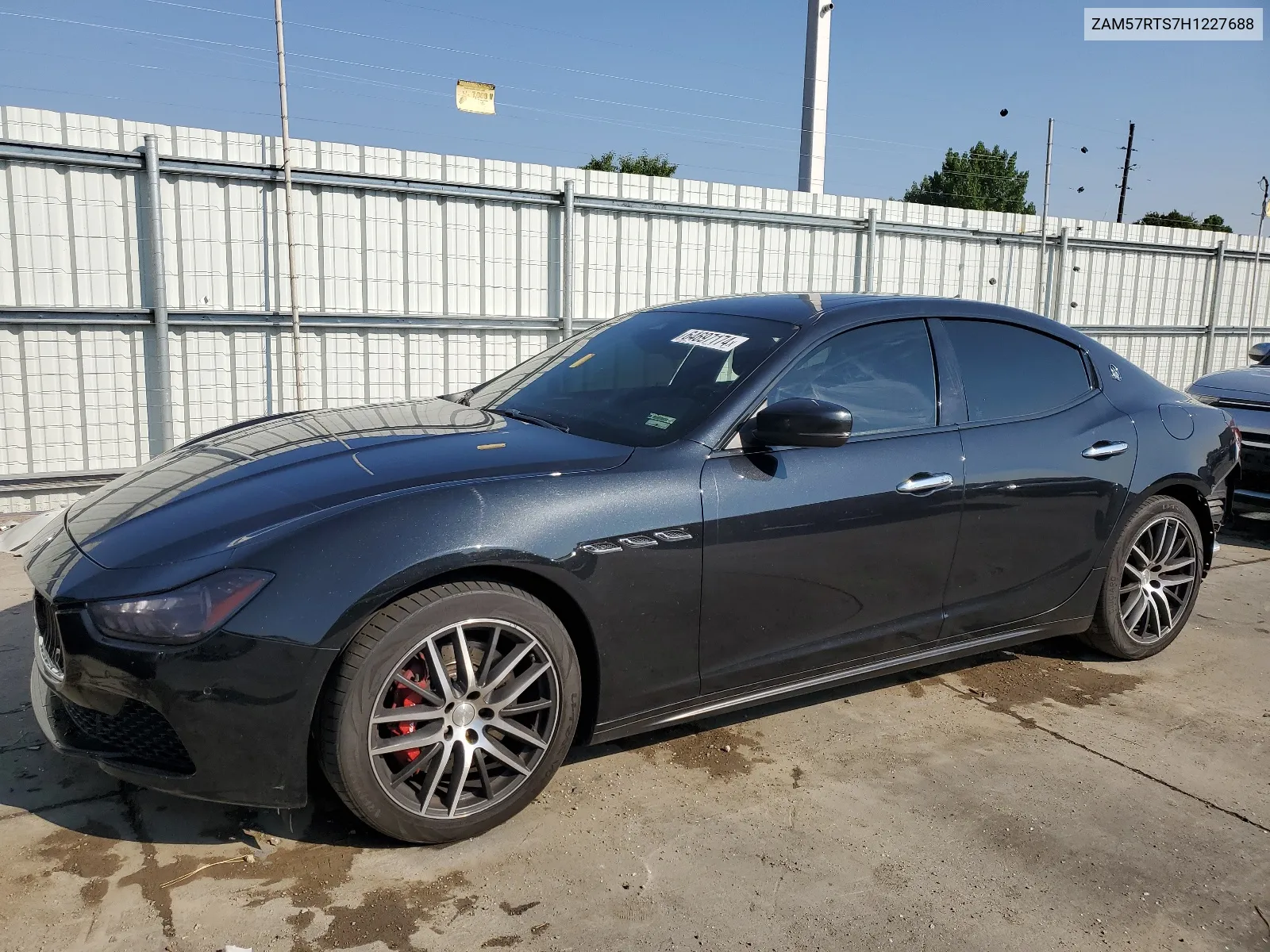 2017 Maserati Ghibli S VIN: ZAM57RTS7H1227688 Lot: 64697174