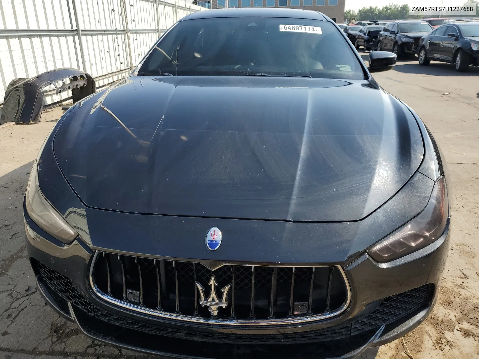 2017 Maserati Ghibli S VIN: ZAM57RTS7H1227688 Lot: 64697174