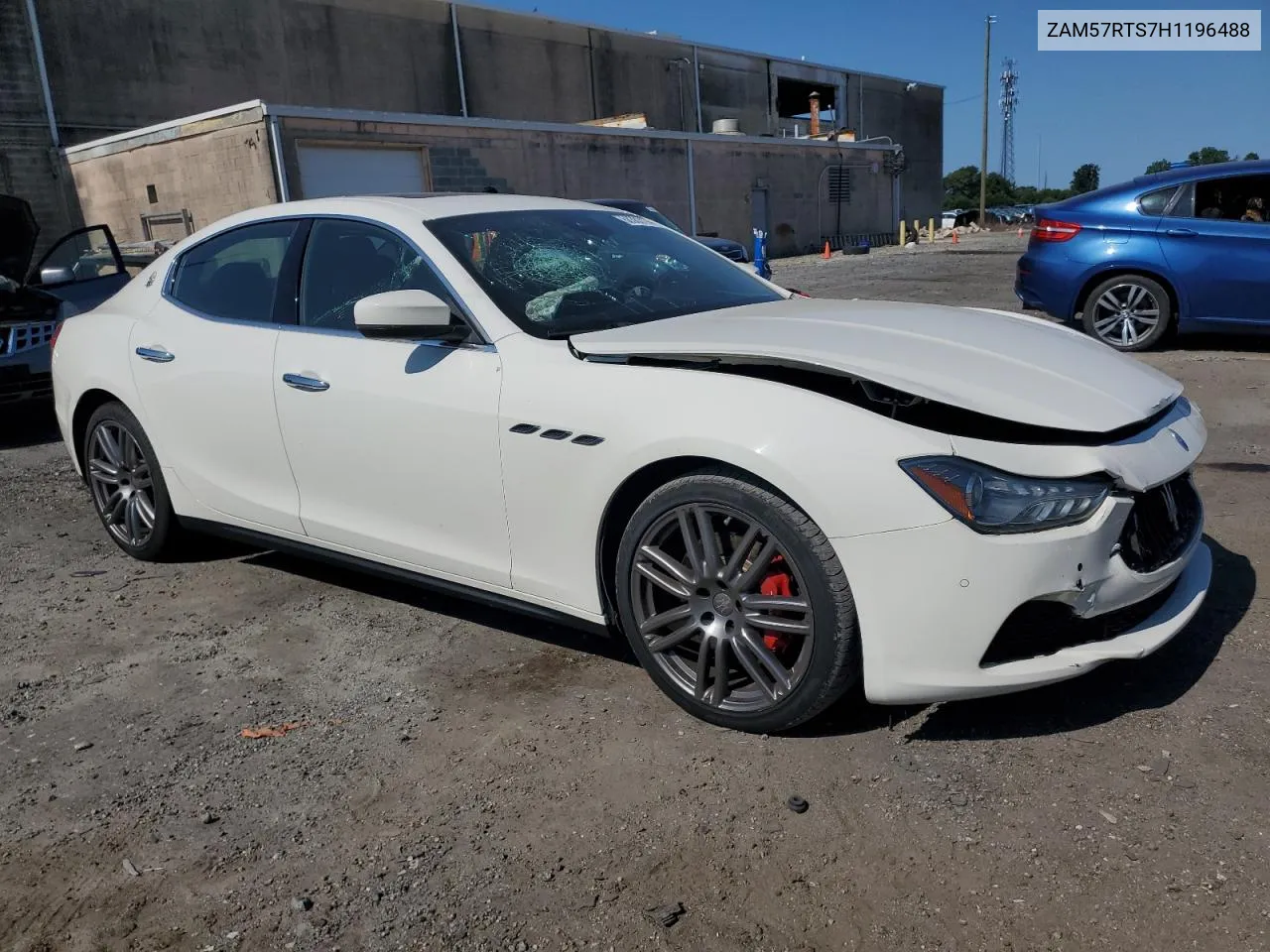 2017 Maserati Ghibli S VIN: ZAM57RTS7H1196488 Lot: 68383174