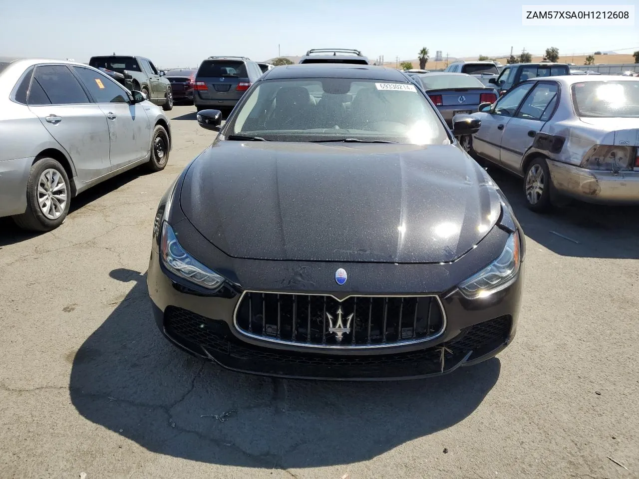 2017 Maserati Ghibli VIN: ZAM57XSA0H1212608 Lot: 69330214