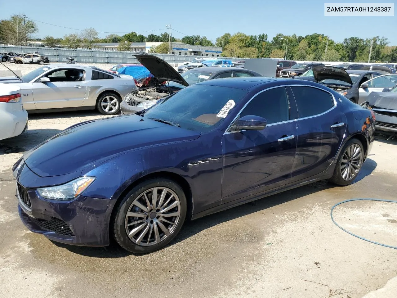 2017 Maserati Ghibli S VIN: ZAM57RTA0H1248387 Lot: 70243134