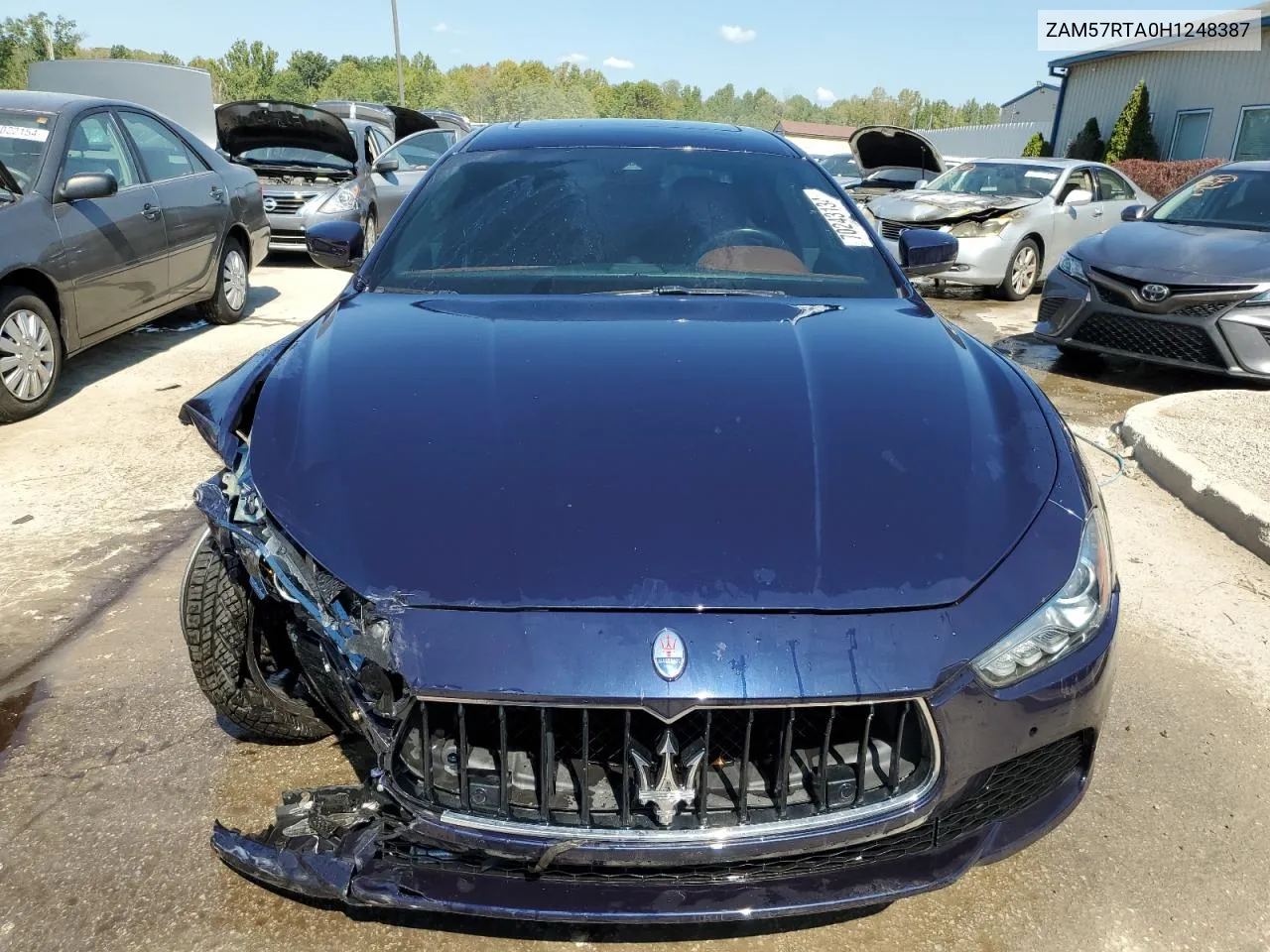 2017 Maserati Ghibli S VIN: ZAM57RTA0H1248387 Lot: 70243134