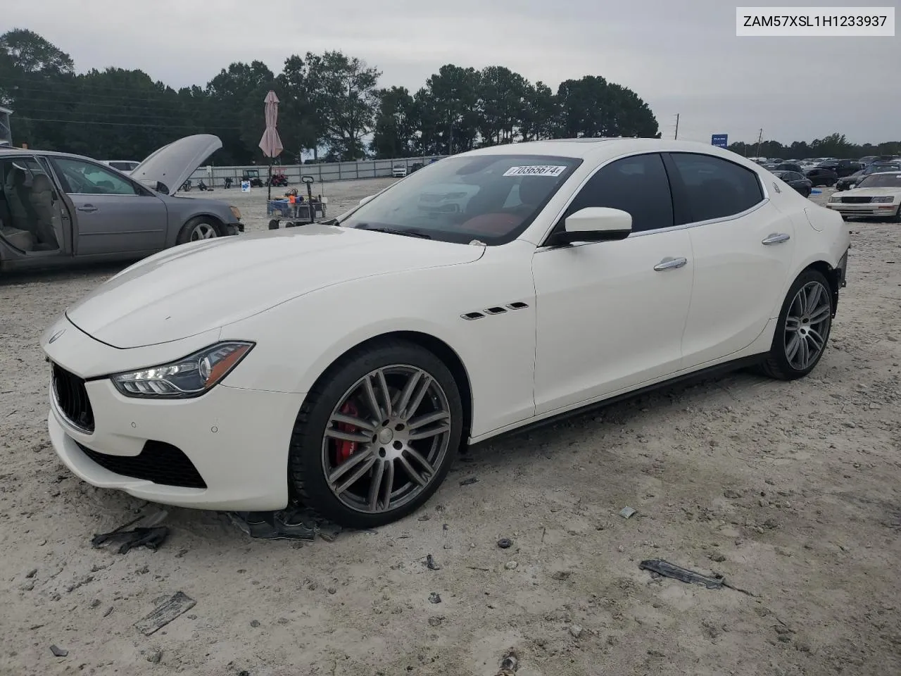 2017 Maserati Ghibli Luxury VIN: ZAM57XSL1H1233937 Lot: 70365674