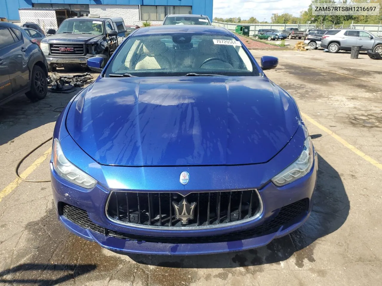 2017 Maserati Ghibli S VIN: ZAM57RTS8H1216697 Lot: 70720584