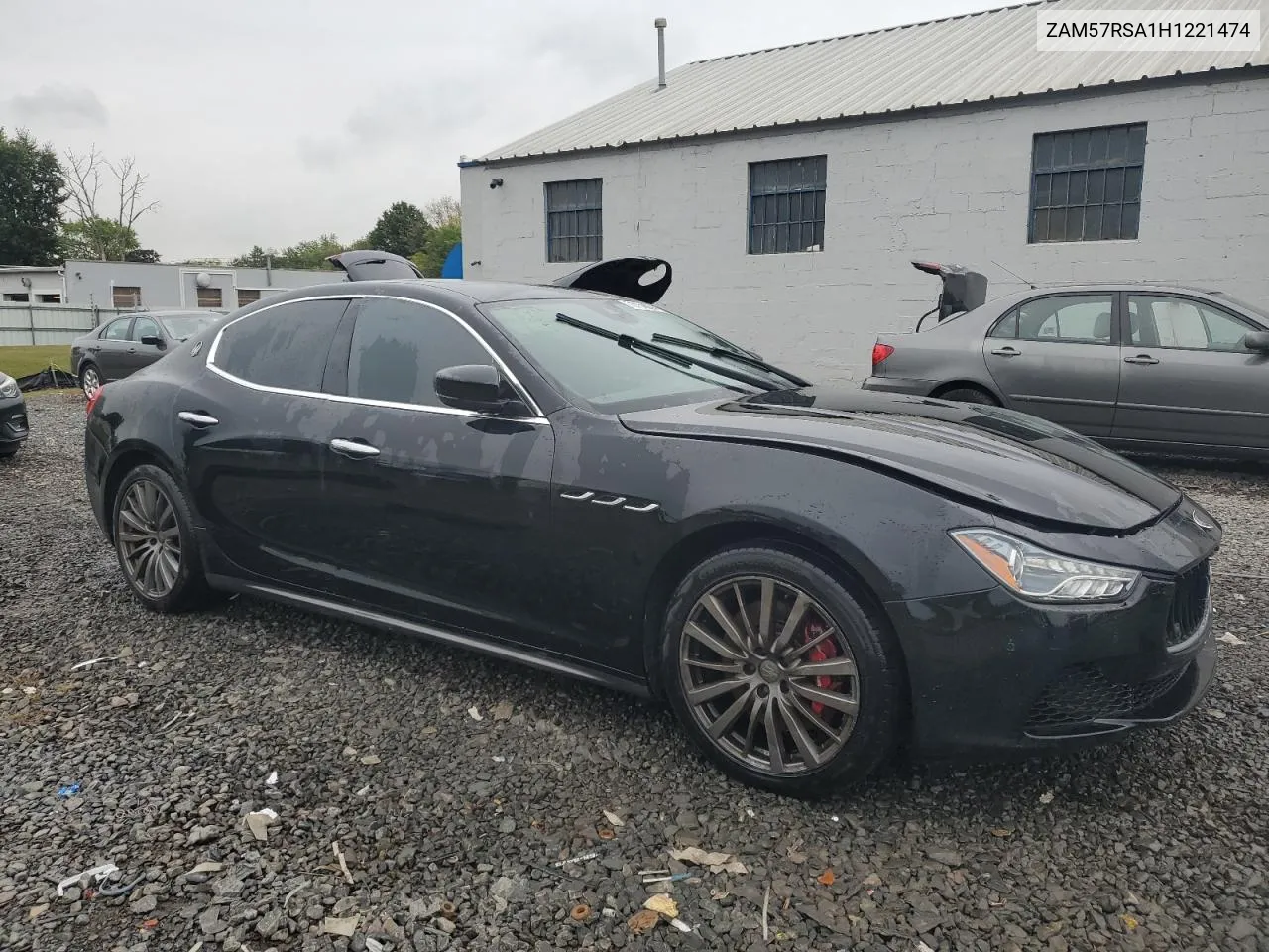 ZAM57RSA1H1221474 2017 Maserati Ghibli S