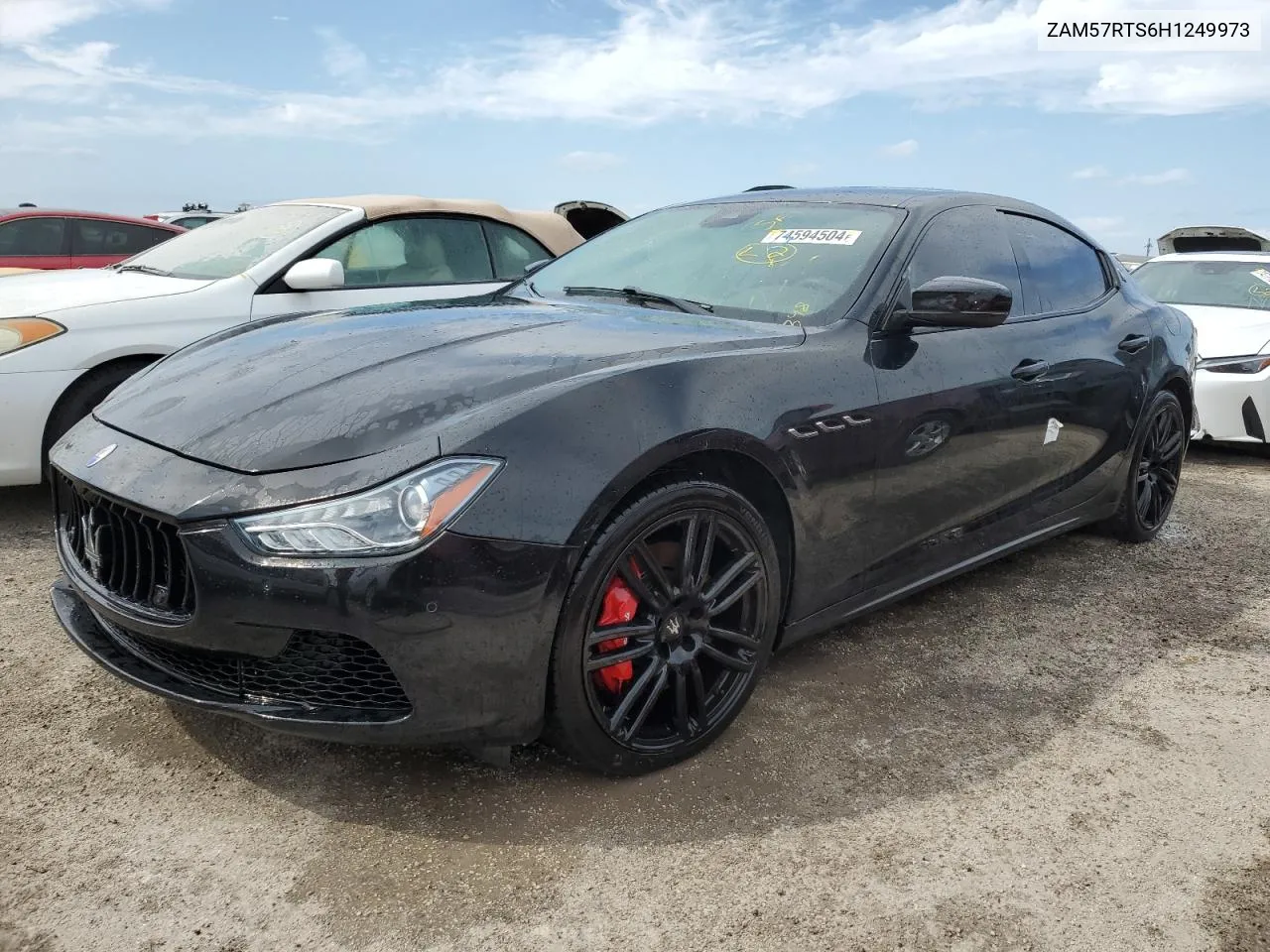 2017 Maserati Ghibli S VIN: ZAM57RTS6H1249973 Lot: 74594504