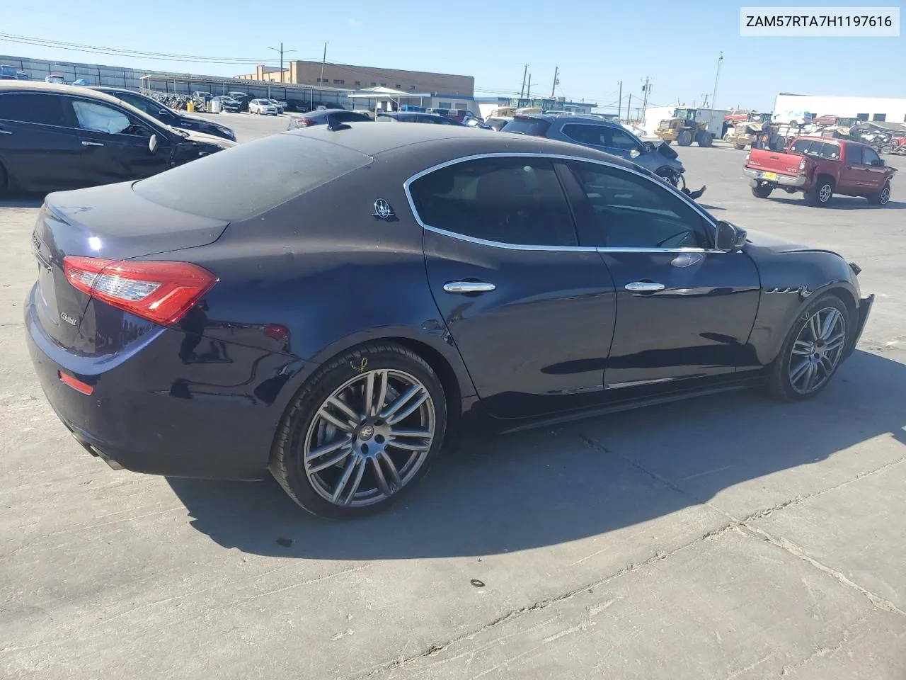 2017 Maserati Ghibli S VIN: ZAM57RTA7H1197616 Lot: 77887724